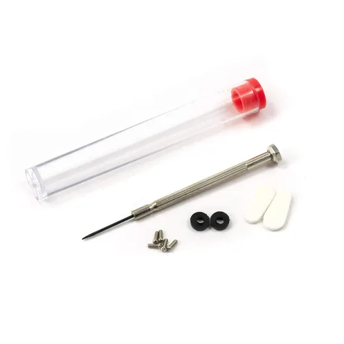 Vista 3 de Kit de reparación de vidrio de ojo compacto universal con destornillador, 11pc Fix Broken Glasses Vision Care