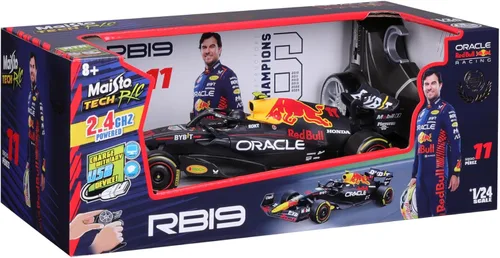 Vista 9 de Maisto Tech R/C 1:24 2023 Oracle Red Bull Racing RB19, Pérez #11