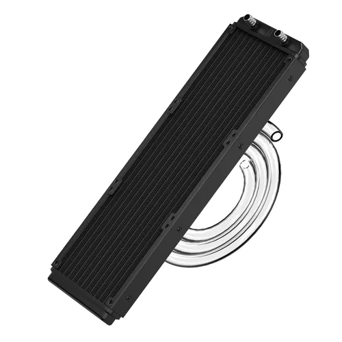 Vista 10 de Clyxgs Radiador de refrigeración por agua, radiador intercambiador de calor de aluminio de 12 tubos con tubo para PC CPU, computadora, sistema