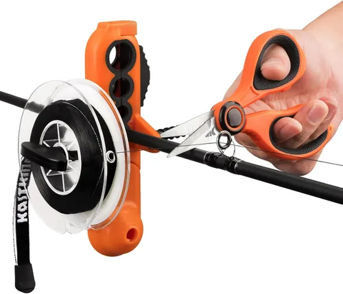 Vista 10 de KastKing Carrete de Línea Radius Patentado, Herramienta Compacta de Enrollado de Línea de Pesca para Carretes Giratorios y Carretes de Lanzamiento
