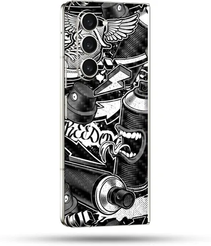 Vista 42 de MightySkins Skin compatible con Samsung Galaxy Z Fold 5 - Puppy Fall Funda protectora de vinilo duradera y única Fácil de aplicar, quitar