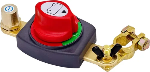 Vista 14 de Ampper Interruptor de Desconexión de Batería de Poste Lateral 12V - 48V, Interruptor de Batería Marina Desconectar Corte de Energía para Automóvil