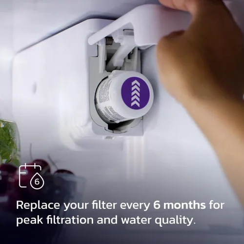 Vista 14 de Everydrop by Whirlpool - Filtro para refrigerador de hielo y agua 1, morado, EDR1RXD1