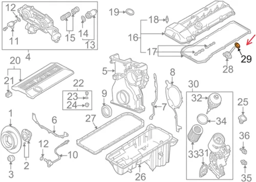 Vista 2 de BMW 12-61-1-744-292 Junta (anillo:889520), 1 paquete
