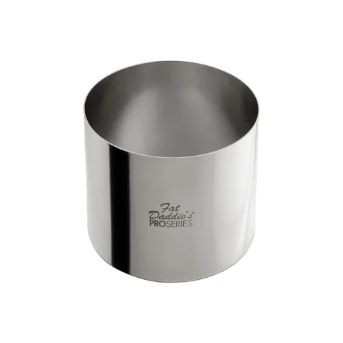 Vista 33 de Fat Daddio's Anillo redondo de acero inoxidable para pasteles y pastelería, 2 x 0.75 pulgadas