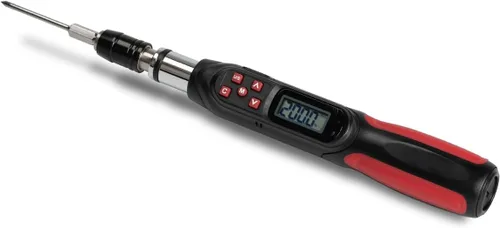 Vista 21 de Llave dinamométrica digital de 1/2 pulgada Tapha Tools, rango de torque 7.4-147.5 ft-lb (10-200 N-m), precisión ±2%, notificación LED y timbre