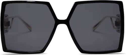 Vista 2 de Allarallvr Gafas de sol cuadradas de gran tamaño para mujer, gafas de sol Tetro de moda para mujer, gafas de sol AR82009
