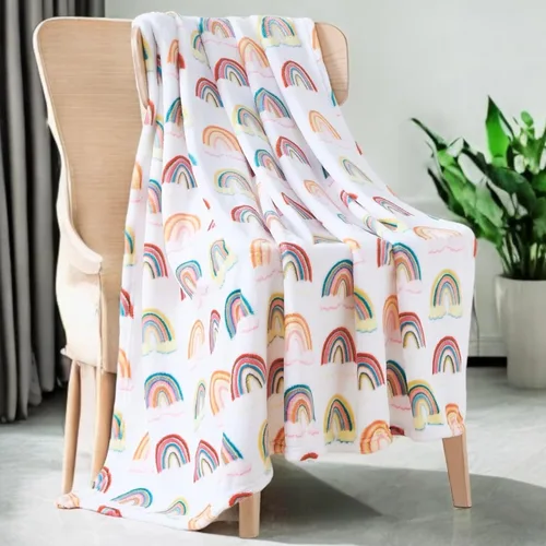 Vista 26 de Manta Tipo Throw de Vellón Suave como Terciopelo con Animales de Globos: Manta de Felpa de Terciopelo Acogedora con Diseño de Animales Rosa Oscuro