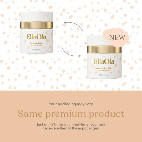 Vista 7 de ELLAOLA Crema facial de bebé hidratante profunda de 96 horas para piel seca, propensa al eczema y sensible, loción facial orgánica diaria nutre e