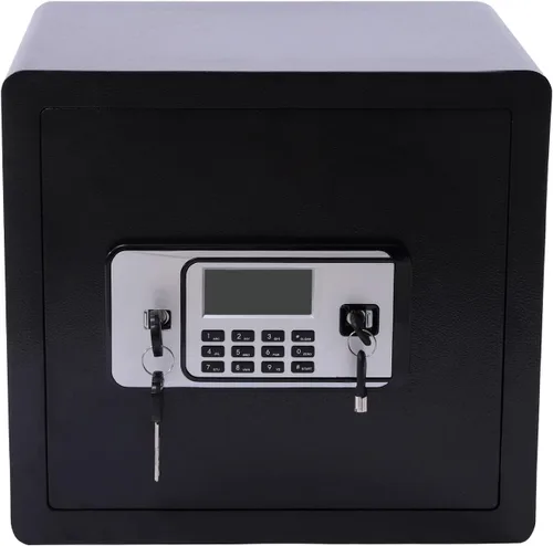 Vista 7 de Caja de seguridad pequeña, caja fuerte con contraseña digital, caja fuerte de acero para el hogar para armario, hogar, oficina, hotel para joyas
