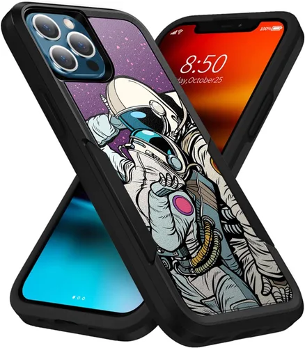 Vista 9 de CasesOnDeck - Funda de agarre compatible con Apple iPhone 13 Pro Max (2021) y iPhone 13 Pro Max [Grip Tactical] Funda delgada y resistente