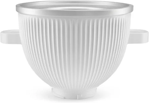Vista 2 de Accesorio para máquina de helados KitchenAid para batidora de pie, 2 cuartos de galón, KSMICM, color blanco