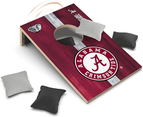 Vista 43 de SOAR Juego de Cornhole de mesa NCAA y altavoz Bluetooth