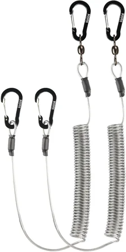 Vista 8 de Booms Fishing T02 - Correa de caña de pescar, correa de remo para kayak, accesorios de pesca para tabla de remo, cordón de pesca resistente