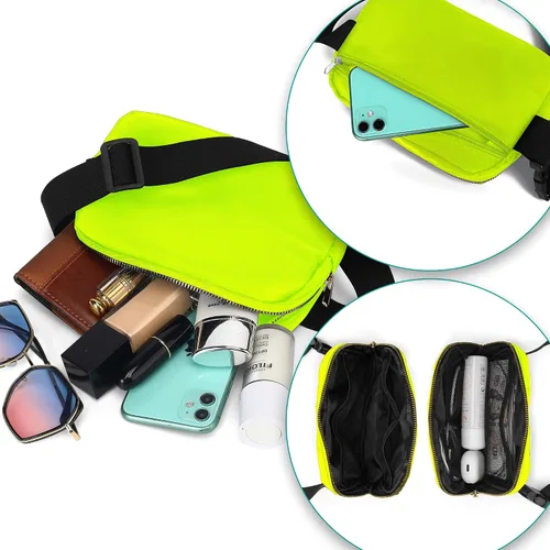 Vista 6 de Riñoneras impermeables para mujer, mini bolsa para cinturón para niños, riñoneras para mujer, mini riñoneras para mujer, impermeable, impermeable