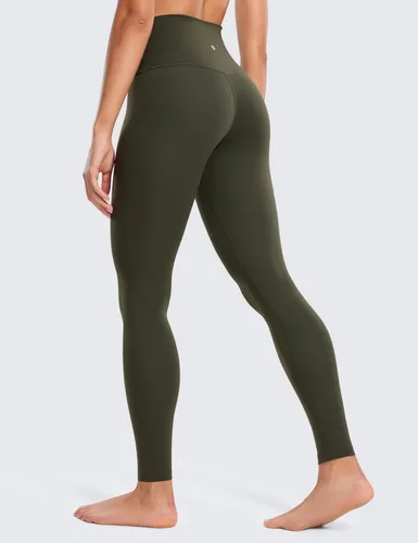 Vista 7 de CRZ YOGA - Butterluxe Leggings de cintura alta para mujer, leggings de entrenamiento, pantalones extrasuaves para hacer yoga o descansar, 28 pulgadas