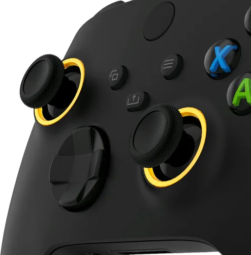 Vista 5 de eXtremeRate Anillos de acento personalizados de oro cromado para eXtremeRate ASR versión Shell para controlador Xbox Series XS, accesorios