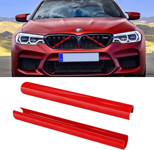 Vista 8 de Jaronx Compatible con insertos de parrilla BMW para series 2 5 6 7 X1 X2, F10 F11 F45 F12 F13 F01 F02 F48, Compatible con cubiertas envolventes