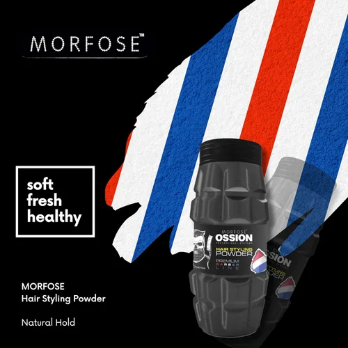 Vista 2 de Morfose Polvo 3 en 1 para peinar el cabello, aspecto mate, volumen, fijación fuerte, polvo para el cabello en polvo para el cabello, voluminizador