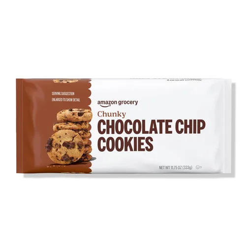 Vista 9 de Amazon Grocery, Galletas con chispas de chocolate, 13 onzas (anteriormente Happy Belly, el embalaje puede variar)