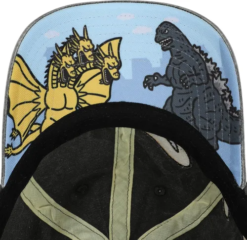 Vista 6 de Godzilla - Gorro de papá con pigmento bordado