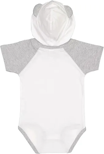 Vista 2 de inktastic Body de bebé My Auntie Loves Me with Sloth and Hearts