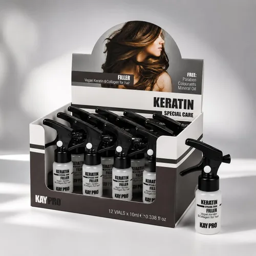 Vista 3 de KAYPRO AMPOULA DE RELLENO DE QUERATINA PARA CUIDADO ESPECIAL DE 10 ML PACK DE 12
