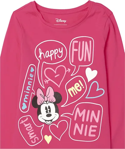 Vista 4 de Tienda Essentials Disney Marvel Star Wars Frozen Camisetas de manga larga para niña princesa (cebra previamente manchada), paquete de 4