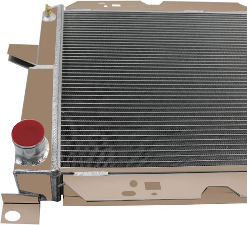 Vista 5 de ALLOYWORKS Radiador de aluminio de 3 filas para Ford F-150 F-250 F-350 F150 F250 F 350 Bronco 5.0L 5.8L 7.5L V8 Radiadores de flujo cruzado