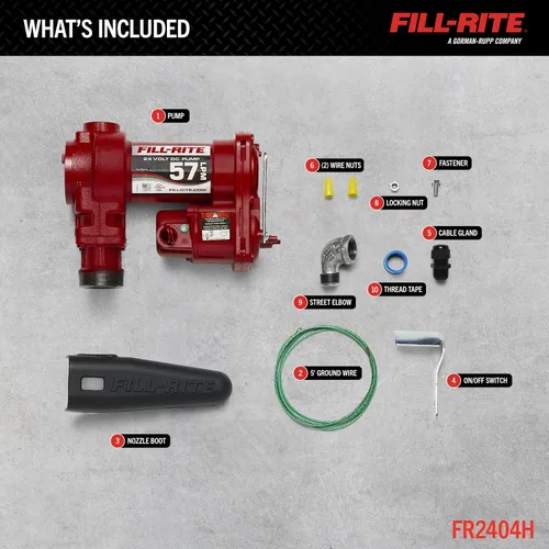 Vista 3 de Fill-Rite Bomba de CC de 24 voltios FR2404G solamente