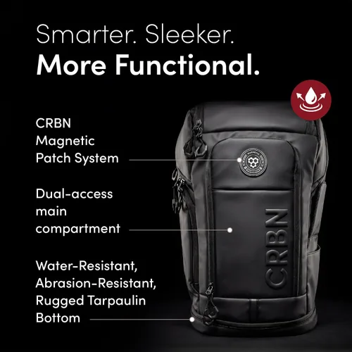 Vista 3 de CRBN Pickleball - Mochila - Pro Team Pickleball Bag - Compartimento acolchado con espacio para 3 paletas, zapatos y más