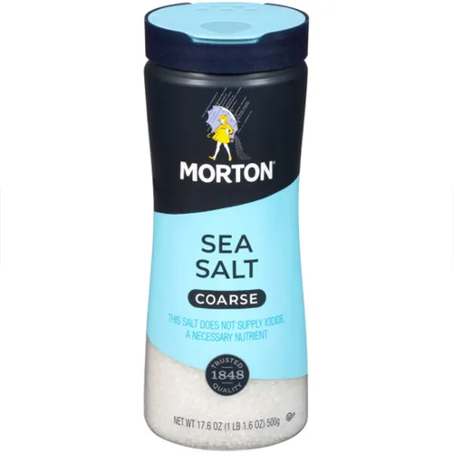 Vista 4 de Morton Sea Salt gruesa, 17.6 onzas (paquete de 6)