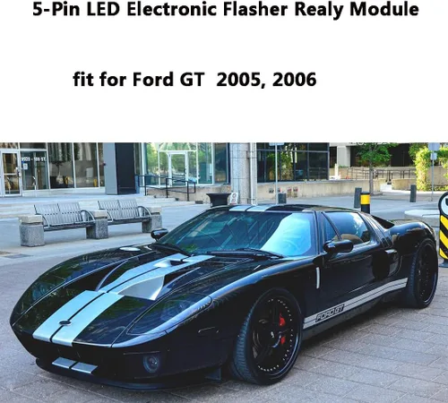Vista 5 de Relé intermitente LED EP27 de 5 pines compatible con Ford Mustang V6, GT, Bullitt, Mach1 1994-2004 Ford Five Hundred 2005-2007 Señal de giro