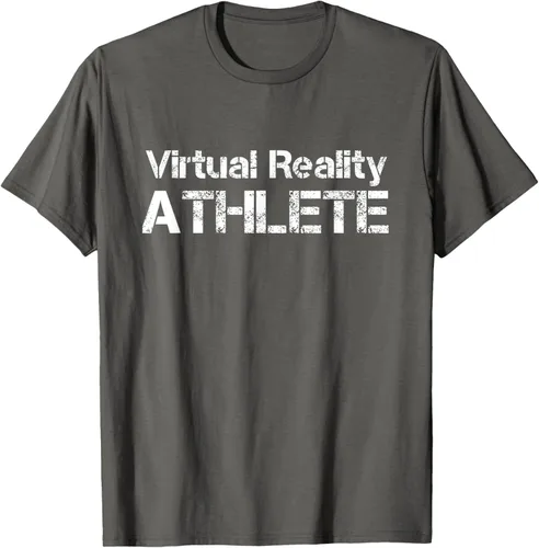 Vista 103 de Virtual Reality ATHLETE for VR Gamers Camiseta, Negro, S