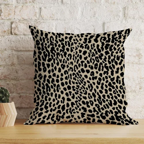 Vista 60 de Funda de cojín decorativa con estampado de guepardo verde peridoto para sofá, funda de almohada verde crema con estampado de leopardo con A-16