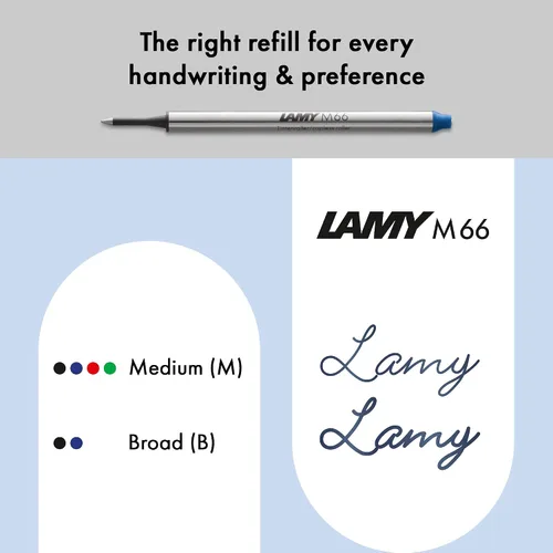 Vista 4 de 1226055 Lamy Swift Modelo 334 - Bolígrafo de punta redonda, color azul imperial