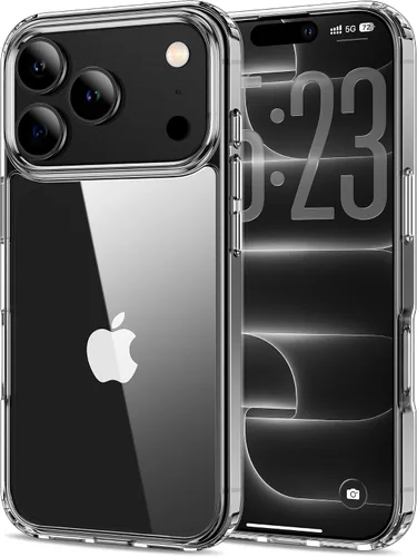 Vista 16 de HOOMIL Funda para iPhone 7 Plus/iPhone 8 Plus de 5.5 pulgadas, no amarillea, protección contra caídas, cubierta trasera dura transparente Negro