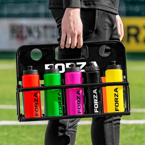Vista 4 de FORZA Portabotellas plegable Portátil y duradero soporte para 10 botellas para equipos deportivos, gimnasios y actividades al aire libre – Fácil