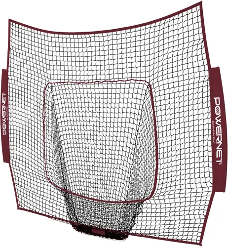 Vista 19 de PowerNet 7x7 FT Baseball & Softball Net Replacement Parts, Replace 7x7 FT Frame, Net Only or Carry Bag, Metal Frame and Fiberglass Poles, Durable