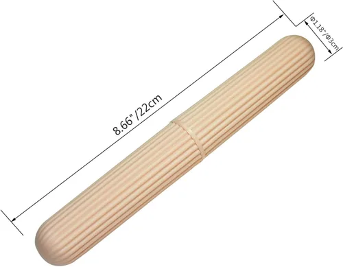 Vista 2 de Estuche para cepillos de dientes de viaje, envases para cepillos de dientes, 2 unidades Portátil, impermeable