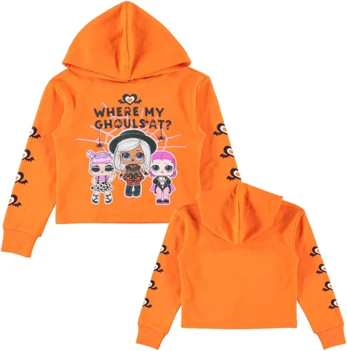 Vista 4 de LOL Surprise Sudadera con capucha de Halloween Diva Kitty Queen Tallas 4-16