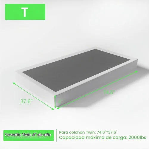 Vista 2 de FMDMR Muelle de caja doble de 4 pulgadas de perfil bajo