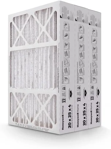Vista 2 de Honeywell Home 20x25x4 MERV 12, filtro de aire para caldera de aire acondicionado, paquete de 3 (CF200A1016-3PKAM)