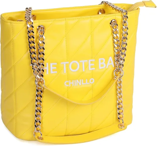 Vista 10 de Chinllo Bolso de mano para mujer, bolso mediano con asa superior