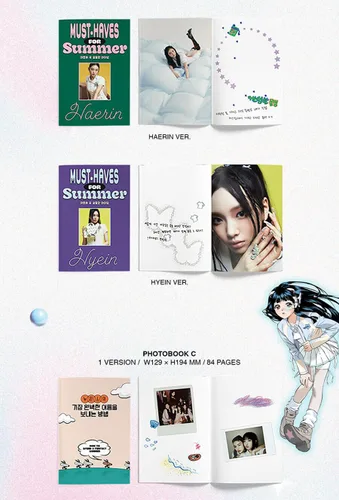 Vista 5 de BOLSA DE PLAYA BUNNY Ver. NEWJEANS GET UP 2º EP Álbum HAERIN Ver. K-POP SELLADO