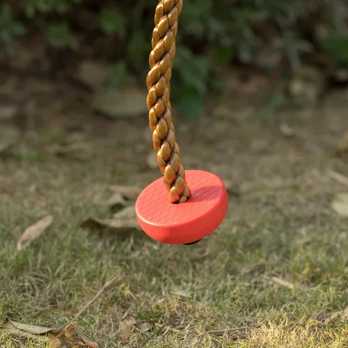 Vista 4 de Cuerda de escalada colorida con plataformas soporte de pie para niños interior al aire libre patio trasero