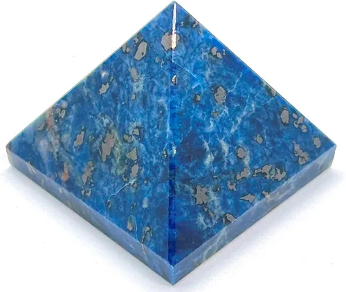Vista 5 de GEMSCITE Sodalite Pyramid Crystal Healing Stones - 2" Great Pyramid Figurine of Natural Stone Pyramid for Meditation, Reiki, Chakra Balancing and