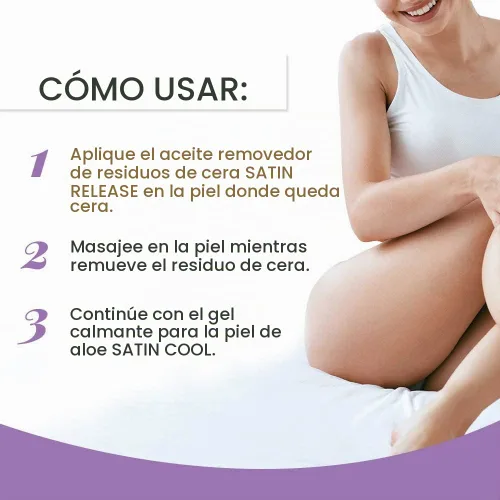 Vista 6 de Satin Smooth Removedor de residuos de cera de liberación, 4.0 onzas, 4 onzas líquidas