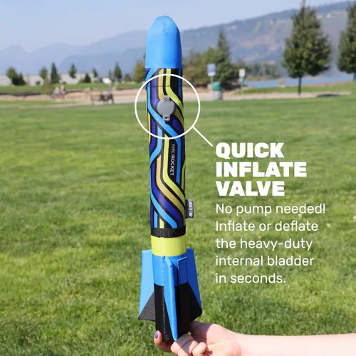 Vista 7 de Airo Rocket™ - Lanzacohetes inflable para niños - Se eleva 150 pies