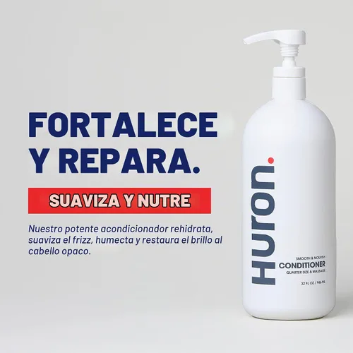 Vista 2 de Huron Acondicionador Jumbo: Hidratante y Fortalecimiento del Cabello